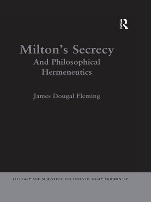 cover image of Milton's Secrecy